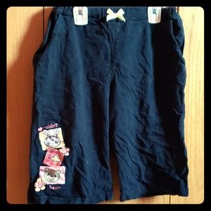 Kawaii black dress shorts